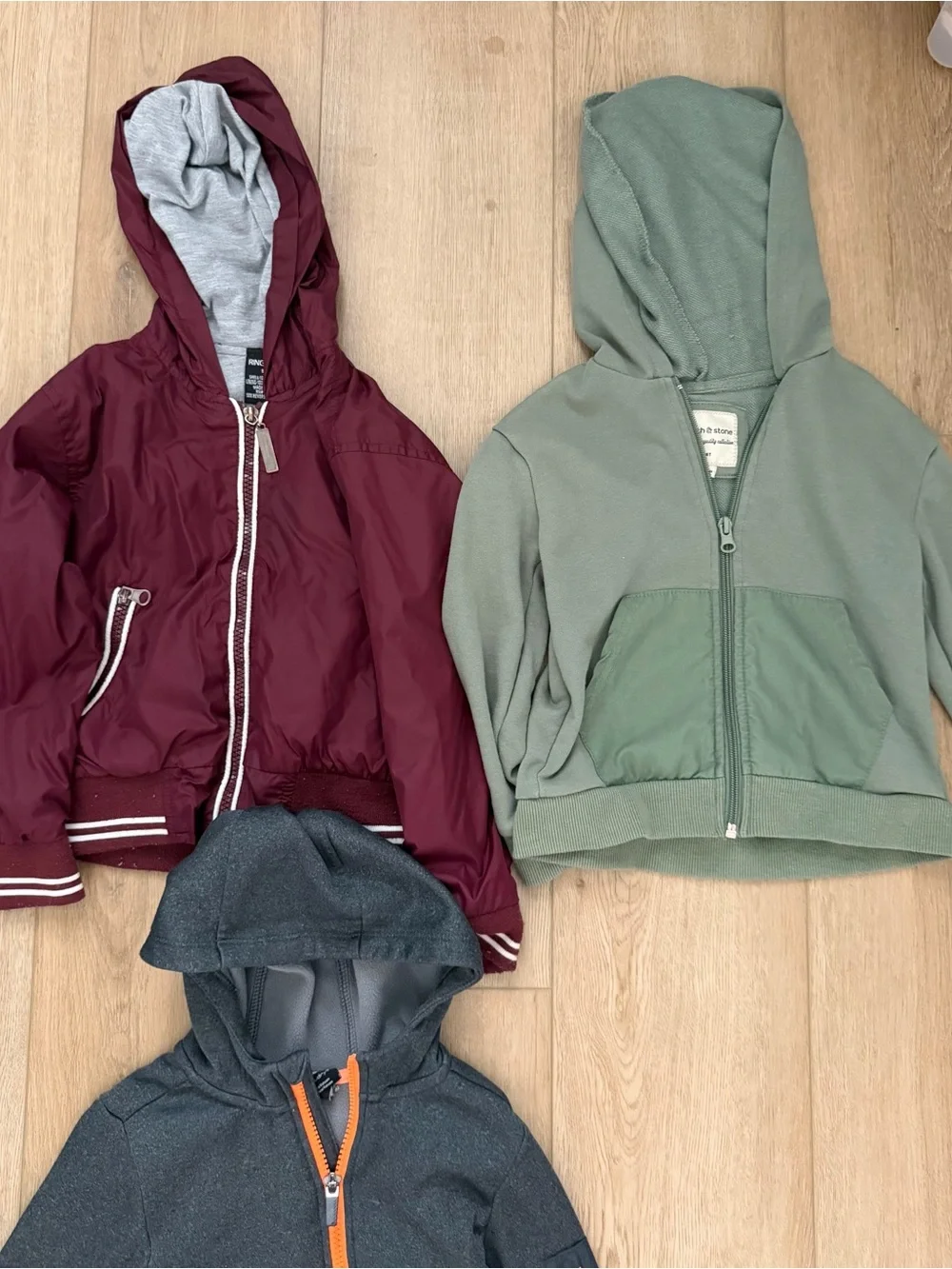 4T Lightweight Boys Hooded Sweatshirts Bundle